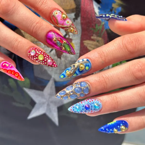 Nail work by Mazy Nail Studio
