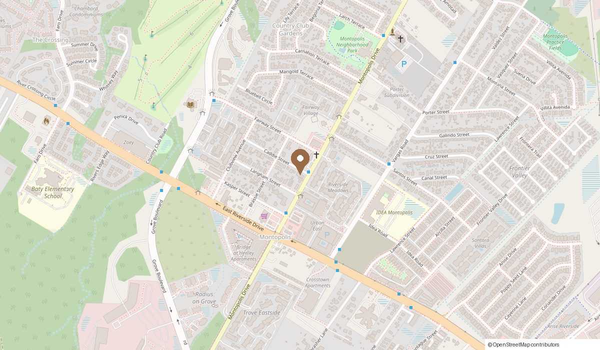 Map: 1700 Montopolis Dr Suite B, Austin, TX 78741